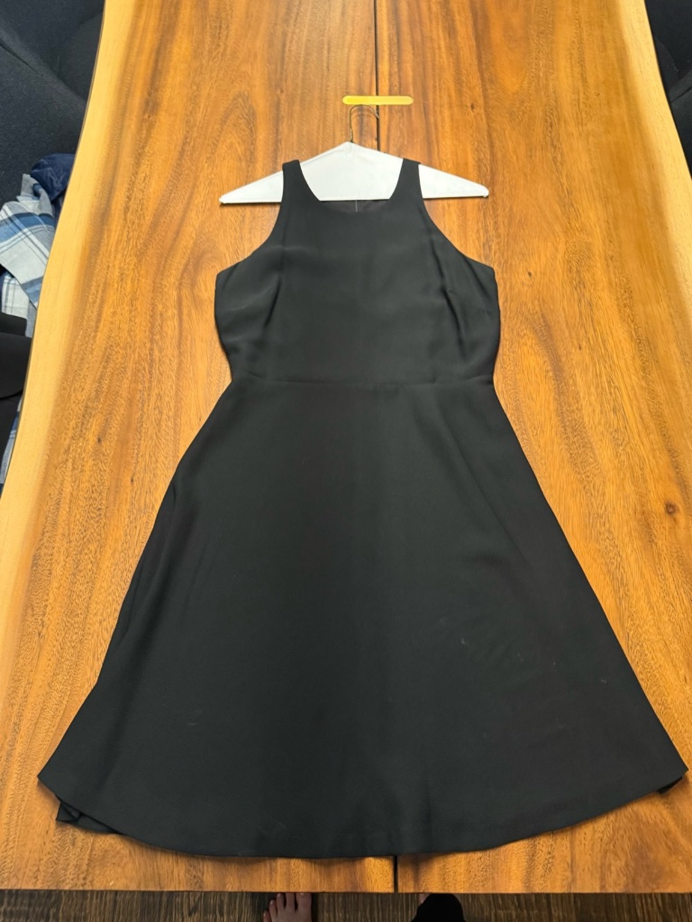 Banana Republic Black Sleeveless Fit-and-Flare Dress